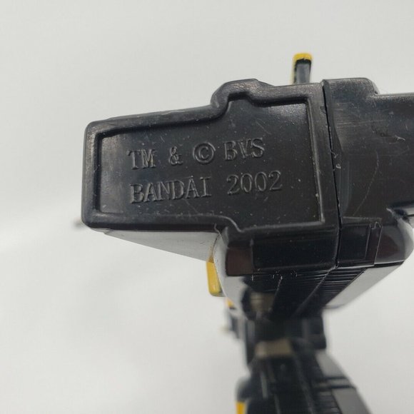 Mighty Morphin Black Power Ranger Action Figure Toy 6.5 in Bandai 2002 - Picture 6 of 8